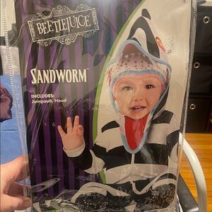 Beetlejuice Sandworm Baby Costume
